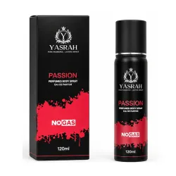 اسپری خوشبوکننده بدن بدون گاز Yasrah Passion