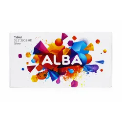 تبلت 10.1" 32GB HD ALBA رنگ نقرهای